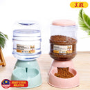 idrop [ 3.8L ] Automatic Pet Food & Drink Feeder Dog Cat / Bekas Makanan & Air Kucing Auto Drinker Water Bowl / 自动宠物食品和饮料喂食器狗猫