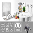 idrop Wall Socket Hanger for Home Kitchen and Bathroom [ 2-Hook Pattern ]