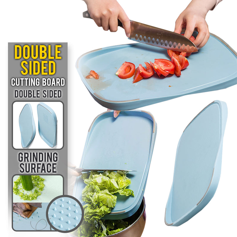 idrop Double Sided Multipurpose Angled Cutting Chopping Board