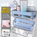 idrop Wall Mounted Bathroom Kitchen Toilet Item & Toiletry Storage Rack