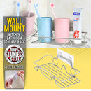 idrop Kitchen Bathroom Stainless Steel Wall Mounted Storage Rack