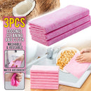 idrop [ 3PCS Set ] Multipurpose Washable & Reusable Coconut Cleaning  Wiping Rag Cloth