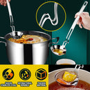 idrop SUS316L Stainless Steel Ladle Oil Separator With Bending Handle / Senduk  Pemegang Bengkok Pemisah Minyak / 316L