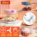 idrop [ 380ml ] Food Aid Manual Pulley Vegetable Garlic Blender / Pengisar Sayur / 380ML切菜器