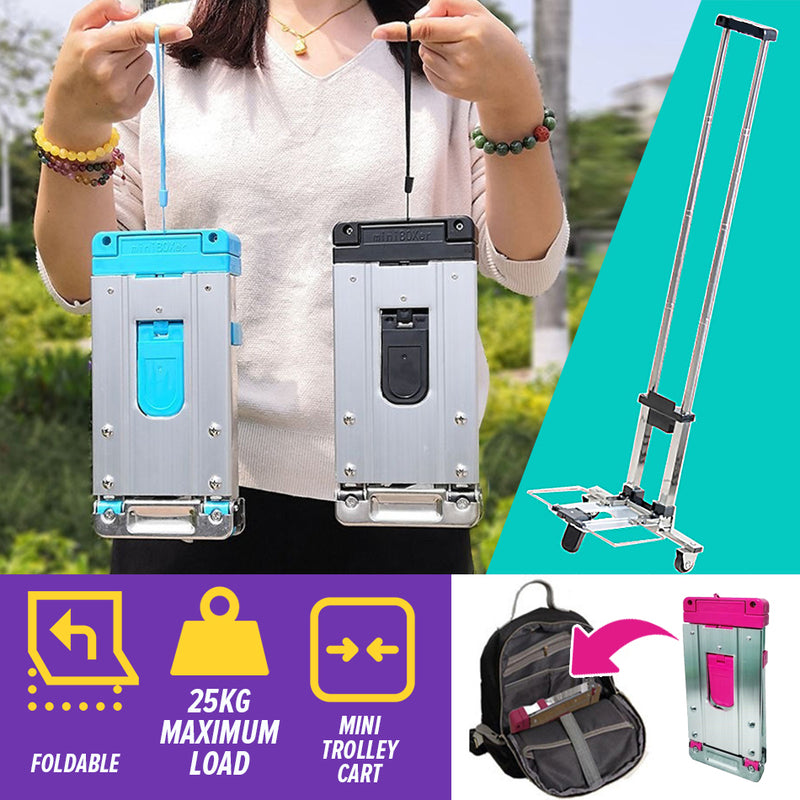 idrop Mini Foldable Portable Trolley Shopping Cart / Troli Mudah Alih Senang Lipat / 可折叠便携带手拉车(购物车)