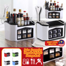 idrop Multifunction Kitchen Knives Utensils & Seasoning Spice Storage Rack