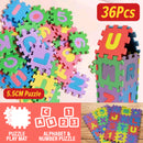 idrop [ 36pcs ] Kid's Children Alphabet & Number Mini Puzzle