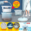 idrop Sewage Separation Round Mop / Mop Lantai Rumah / 污水分离托把加32CM加高水桶(2片布)