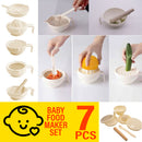 idrop [ 7PCS ] Baby Food Grinding Grater Juicer Maker Set [ 5 USAGE ]
