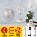 idrop Foldable Fan 3+1 Speed Portable Build In 7200mAh Battery
