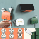 idrop Wall Mounted Multifunction Plug & Cable Organizer Holder / Pemegang Palam Pelbagai Fungsi & Kabel Dipasang di Dinding / 可绕线插头固定架(双面胶)(插头收纳架)