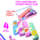 idrop Creative Fruit Design Kids Student Pencil Case Two Layer