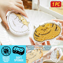 idrop INU & NEKO Cat Dog Dish Cute Washing Sponge / Span Basuh Pinggan Bentuk Kucing dan Anjing / 压缩水浆海绵抹布(混款)