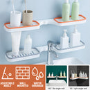 idrop Wall Mounted Foldable Punch Free Corner Shelf Rack / Rak Dinding Boleh Lipat / (强力胶)转角置物架