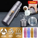 idrop [ 500ml ] Stainless Steel Drinking Thermos Flask SUS316 / Botol Air Minuman Keluli tahan Karat 316 / 500ML真空炫子弹头水壶 (316)