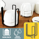idrop Kitchen Steel Plate Bowl Shelf Storage Drainage Rack