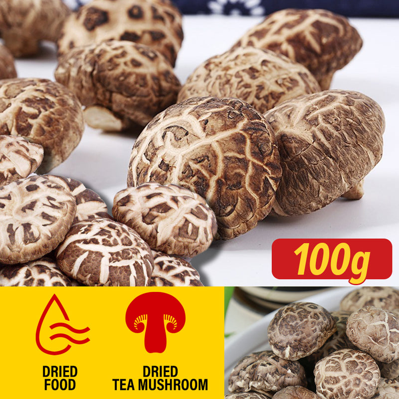 idrop 100g Dried Herbal Tea Mushroom / (100克） A1 花菇