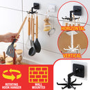 idrop Household Kitchen Multifunction Rotating Hook Storage [ 6 Hook ]