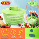 idrop [ 24.5cm ] Electric Vegetable & Fruit Drainage Wash Basket / Bakul Basuh Sayur Dan Buah Elektrik / 电动果蔬沥水(充电)