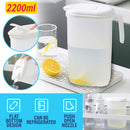 idrop [ 2200ml ] Frosted Plastic Cold Water Drinking Jug Container / Bekas Minuman Air Sejuk / 2200ML磨砂塑料冷水壶