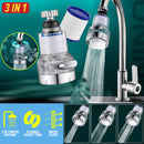 idrop [ 3 IN 1 ] Water Filter Purifier Faucet / Paip Penapis Air 3 dalam 1 / 三档过滤洁净头器(袋子装)