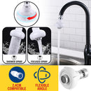 idrop 2 IN 1 Splash Proof Faucet Pipe Shower Tap Head