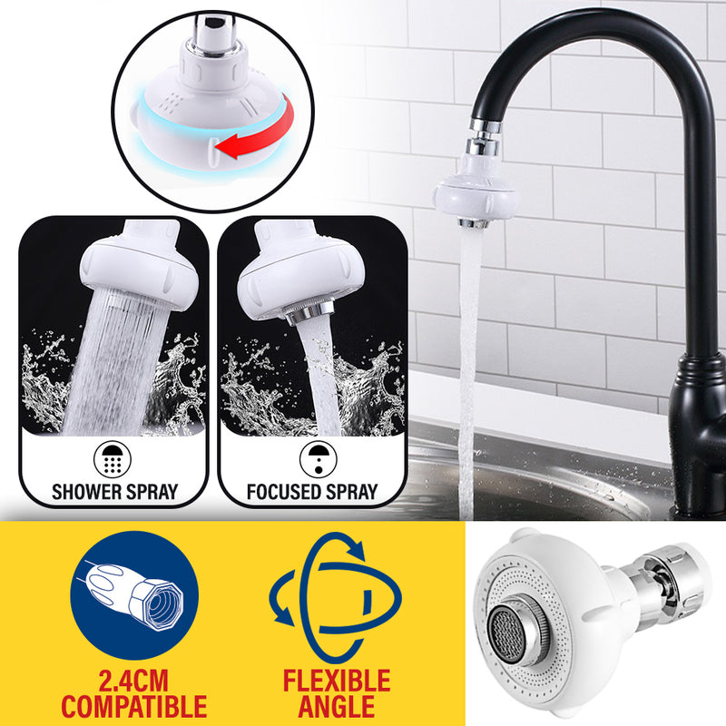 idrop 2 IN 1 Splash Proof Faucet Pipe Shower Tap Head