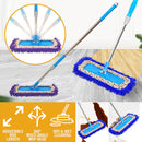 idrop Wet & Dry Chenille Flat Absorbent Mop / Mop Lantai Basah & Kering / 干湿雪尼尔扁平吸水拖把