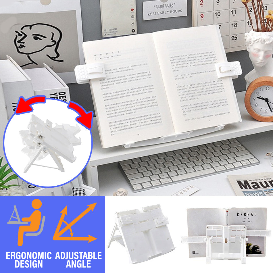 Reading Table Rack idrop Ergonomic Book Desk Table Reading Rack / Rak Alas Membaca Buku E