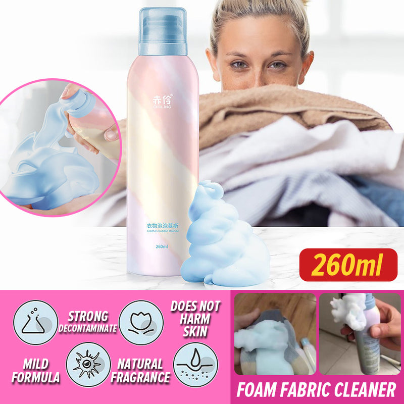 idrop [ 260ml ] Mousse Laundry Fabric Detergent Stain Removing Decontamination Cleaner Cleaning Spray / Pencuci Kotoran Kain Baju / 260ML衣服去净剂