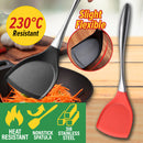idrop Nonstick Heat Resistant Silicone Tip 318 Stainless Steel Spatula