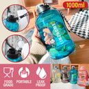 idrop [ 1000ml ] Sports Gym Drinking Water Bottle / Botol Air Minuman Sukan / 1000ML 吨吨桶(圆)(塑料水壶)