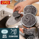 idrop [ 2PCS ] Wire Mesh Scrubber Scouring Sponge / Berus Gosok Besi / 2PCS清洁球
