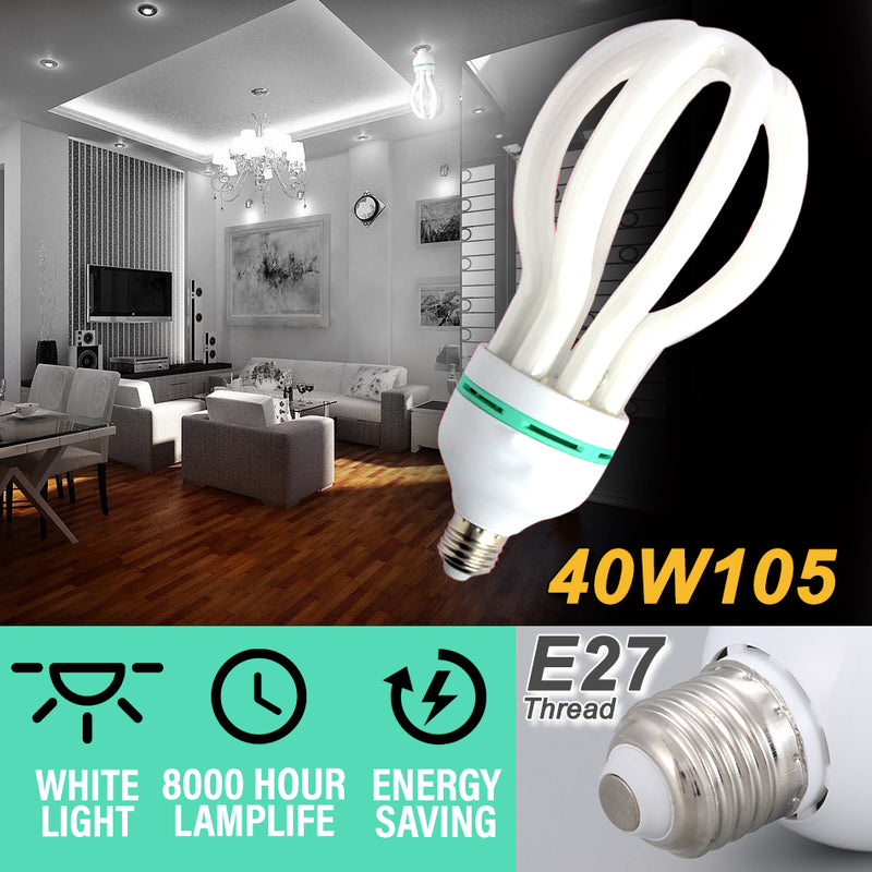 idrop 40W105 E27 Energy Saving Lamp Bulb 8000h Lamplife AC220V-240V 50-60Hz / Mentol Lampu Jimat Tenaga / 40W105 E27 节能灯