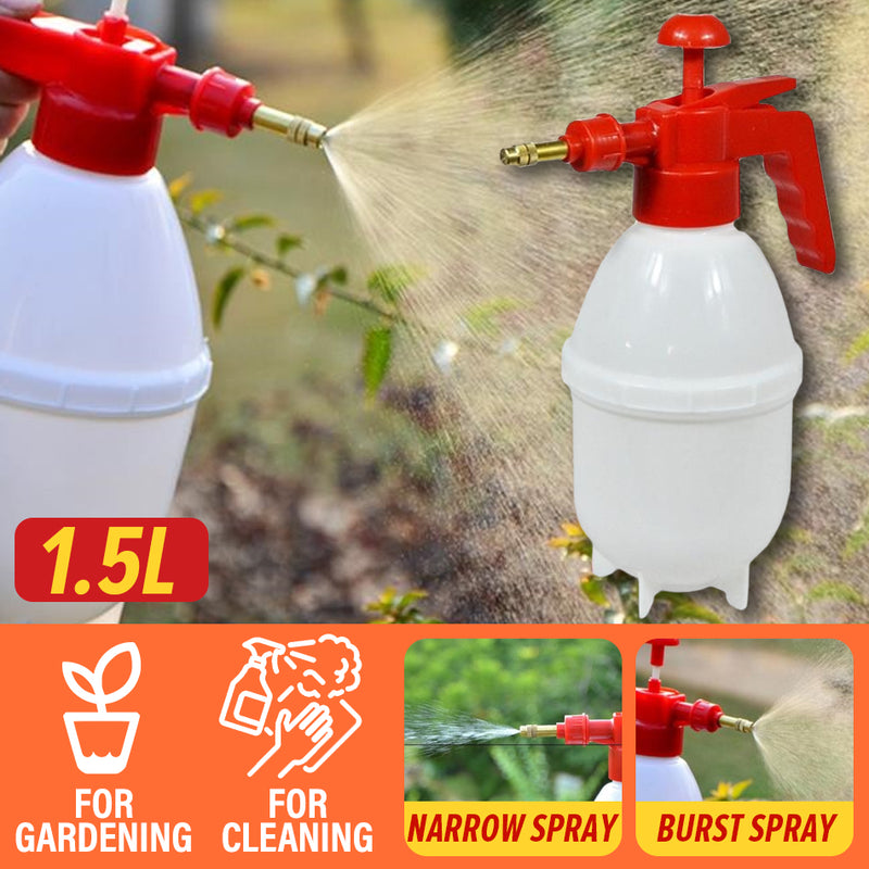 idrop 1.5L Handheld Gardening Bottle Spray Pressure Hand Pump