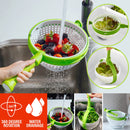 idrop 360° Degree Rotating Washing Rinsing & Draining Colander / Bekas Basuh Cuci Sayur dan Buah Senang Putar / 旋转蔬菜沥水器