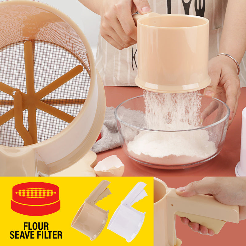 idrop Handheld Flour Powder Seave Filter Sifter
