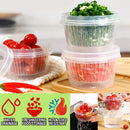 idrop Freshkeeping Plastic Container With Water Drainage For Chopped Vegetables Preservation / Bekas Penyimpanan Makanan Simpanan Potongan Sayur / 塑料葱花保鲜盒