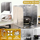 idrop Foldable Kitchen Stove Oil Baffle Plate Anti Splash Protective Cover [ 84cm x 32.5cm ]