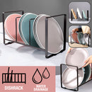 idrop Kitchen Steel Plate Dishrack Storage Drainage Rack