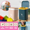 idrop Mini Desktop Table Rubbish Trash Bin / Tong Sampah Kecil Gunaan Atas Meja / 塑料桌面垃圾桶