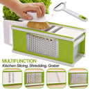 idrop Multifunction Kitchen 4 Sided Shredder Slicer Grater Box with Storage
