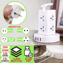 idrop [ 2 LAYER ] Multiple 8 Plug Powerpoint 3 USB Port Tower / Palam Tenaga / 2层手提立式插(全铜)3米 线3个USB插口)(8位插+3USB