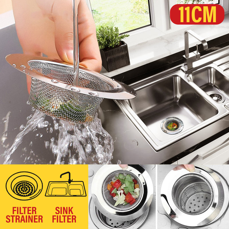 idrop [ 11CM ] Stainless Steel Kitchen Sink Strainer Drainer Filter