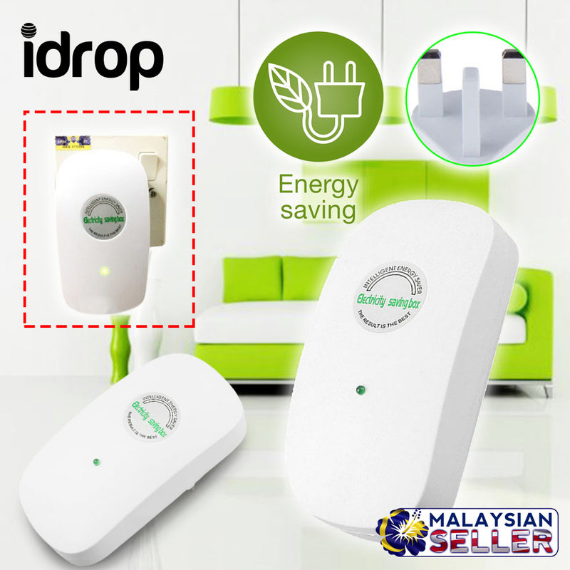 idrop [ SET OF 2 ] Power Electricity Energy Saving Box 36KW - 3 Pin