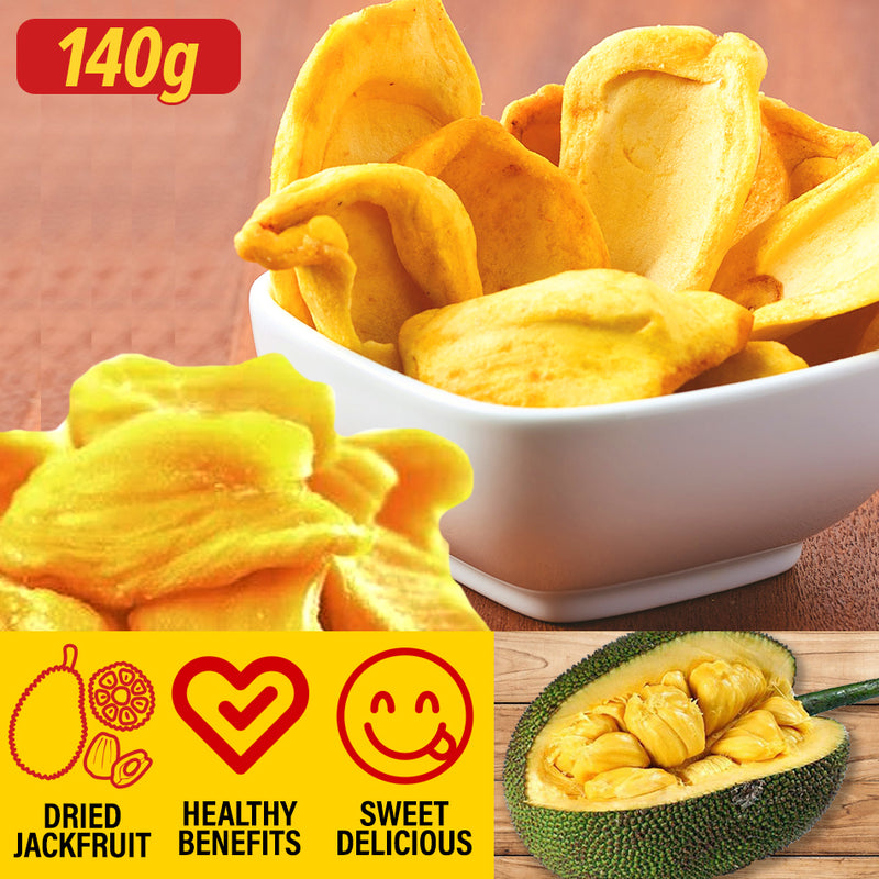 idrop 140g Dried Jackfruit / Buah Nangka Kering / (140克） 天然菠萝蜜干