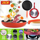 idrop [ 28CM ] Aluminum Alloy Frying Pan / Kuali Memasak Aluminium / 铝合金煎锅