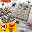 idrop [ 100PCS / BOX ] BEST Sticky Fly Trap / Perangkap Pelekat Lalat / 苍蝇贴纸(100P/BOX)