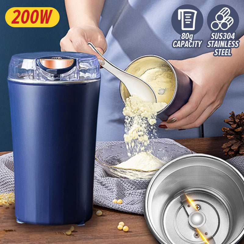 idrop 200W Fine Dry Powder Electric Grinder / Mesin Pengisar Makanan Kering / 研磨机200W(双刀)