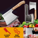 idrop Multipurpose Kitchen Meat & Bone Chopping Cleaver Knife